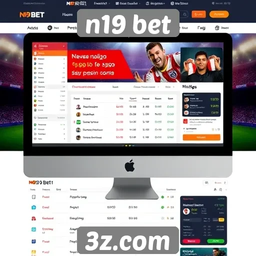 Interface do usuário do site n19 bet